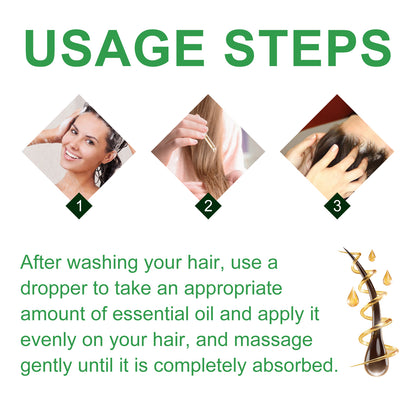 Black Castor Oil, Thickening Hair Repair Soft Massage Scalp To Strengthen Hair Strands