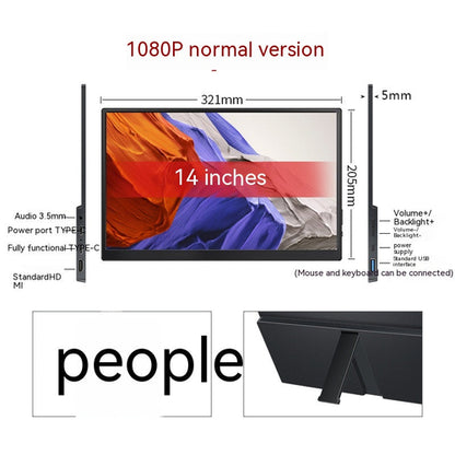 Touch Portable Monitor Mobile Phone Computer Game External Expansion
