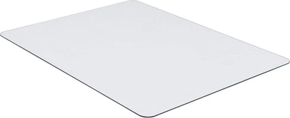 46 Inch Tempered Glass Office Chair Mat Protects Floors