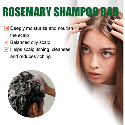 Rosemary Dense Shampoo Cleanses Scalp, Improves Dry Hair, Removes Dandruff, Strengthens Hair And Prevents Hair Loss