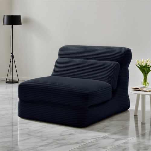 Folding Sofa Bed, Convertible Comfy Sleeper Chair With Back Support,