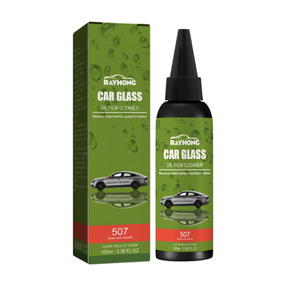 Car Glass Oil Film Cleaner, Windshield Maintenance To Remove Oil Rain And Fog Cleaning Agent