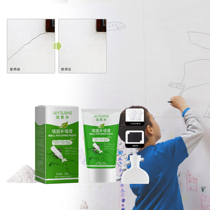 Jaysuing Wall Repair Plaster, Wall Hole Wall Cracking Nail Eye Repair Wall Paint White Household Wall Repair Putty