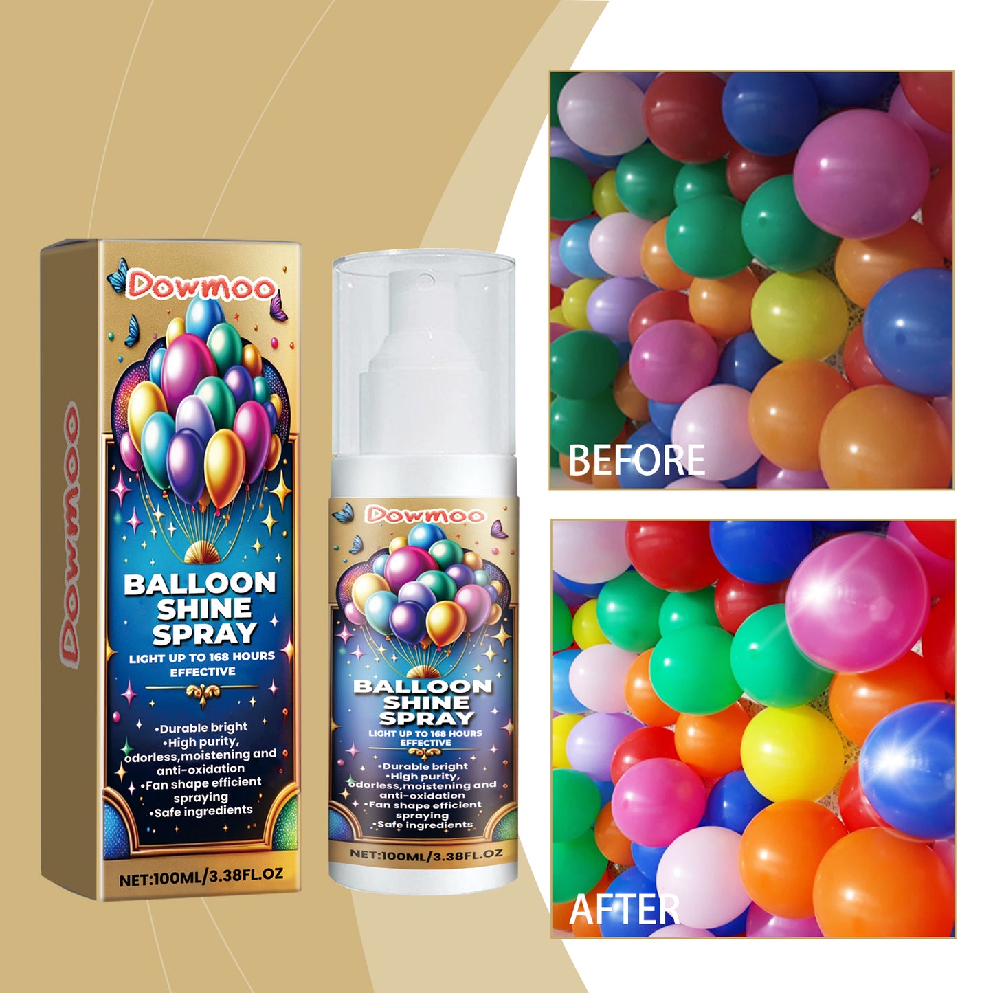 Balloon Gloss Spray, Balloon Surface Brightening To Maintain A Glossy Texture Lasting Shine Atmosphere Spray