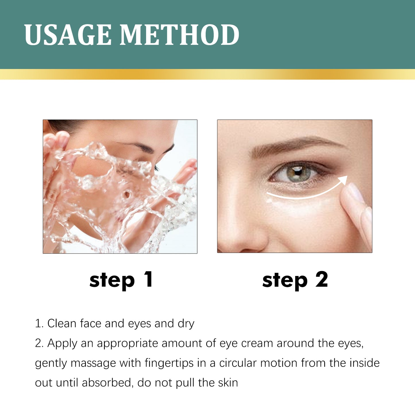 EELHOE Light Dark Circles Eye Cream, Gentle And Moisturizing, Lightening Fine Lines, Tightening Eye Bags, And Anti-Aging Eye Cream Around The Eyes