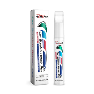 White Car Scratch Repair Pen, Car Body Paint Scratch Repair Refurbished White Paint Pen