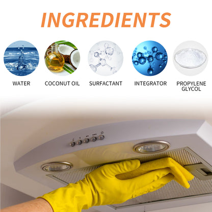 Multi-Purpose Cleaning Cream, Household Kitchen Stove Hood Stains And Oil Stains Easily Clean And Polish