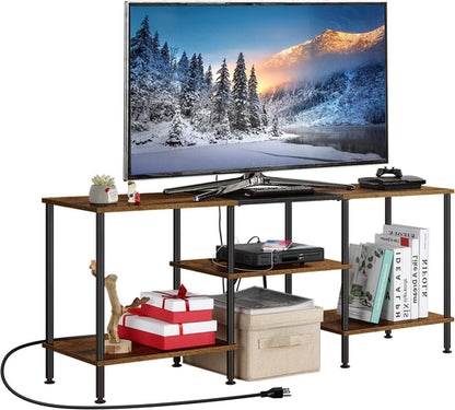 Small TV Stand for Living Room up to 50 Inch Farmhouse TV Media