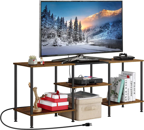 Small TV Stand for Living Room up to 50 Inch Farmhouse TV Media
