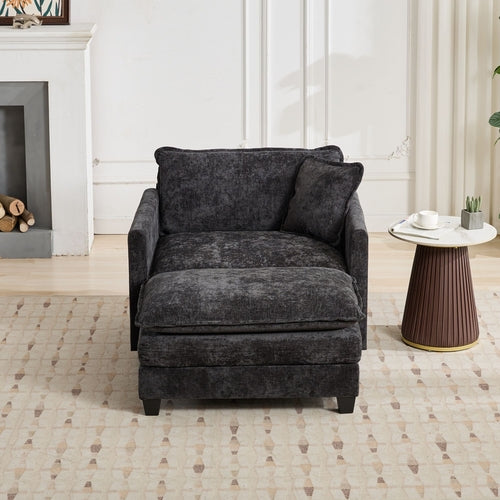 Cloud Sofa Modern Sectional Couch, Comfy Double Layer Upholstered Seat