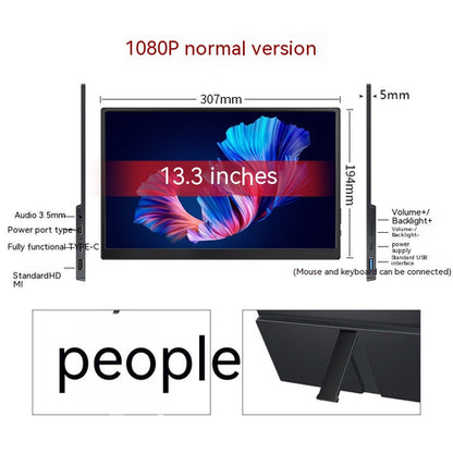 Touch Portable Monitor Mobile Phone Computer Game External Expansion