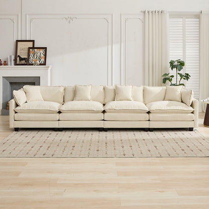 Cloud Sofa 4 Seats Ottoman Is Not Included, Modern Sectional Couch,