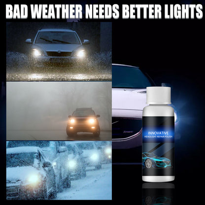 Rayhong Car Headlight Repair Liquid (50ml Box) Car Headlight Crystal Coating Refurbishment And Repair Agent Tool Car Headlight Coating Refurbishment And Repair Agent