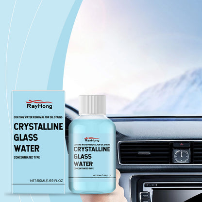 Car Coated Crystal Glass Water, Car Decontamination Wiper Clean Water Four Seasons Universal Rain Glass Water