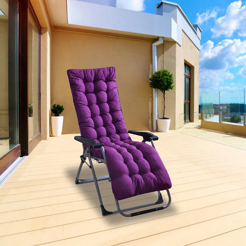 67x22in Chaise Lounger Cushion Recliner Rocking Chair Sofa Mat Deck
