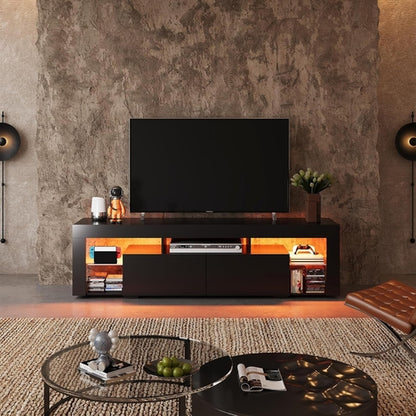 63 Inch TV Stand, LED Entertainment Center for 60 to 70 Inch TV,
