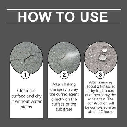Jue-Fish Leak Sealing Adhesive Spray, Household Instant Seal Leak Sealing Adhesive Spray