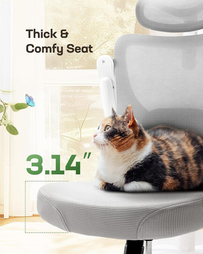 Ergonomic Mesh Office Chair With Adjustable Lumbar Support