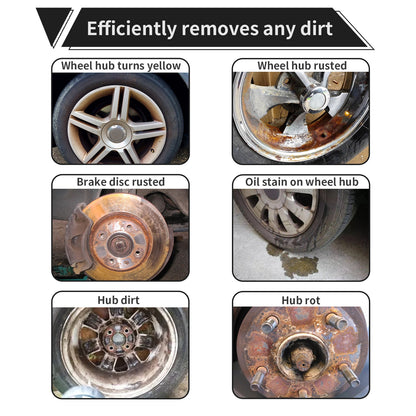 Rust Remover, Vehicle Hub Parts Rust Cleaning And Decontamination Retrofit Multi-Function Rust Remover