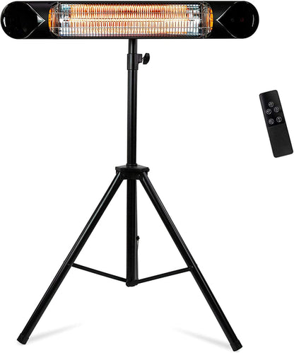Infrared Electric Patio Heater - Indoor/Outdoor Heater - Portable