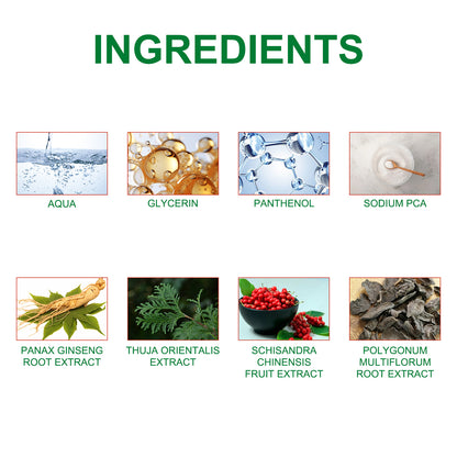 South Moon Herbal Black Hair Liquid Polygonum Multiflorum Herb Essence Moisturizing Black Hair Conditioner
