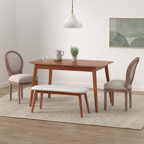 French Country Dining Chairs Set of 4, Vintage Louis Chairs with