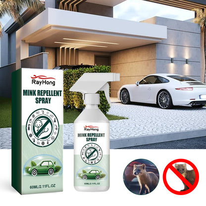 Mink Repellent Spray, Anti-Weasel And Mink-Repellent Spray For Car Engine Compartment