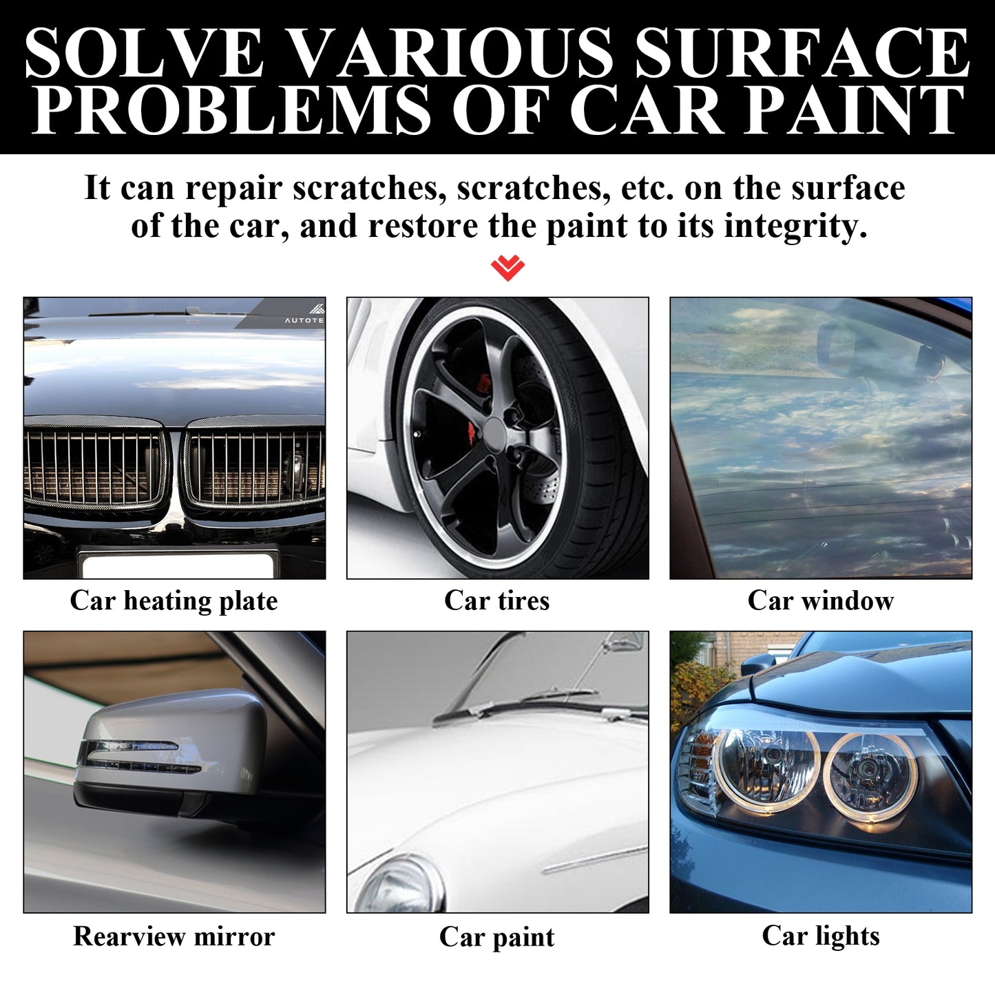 Nano Car Scratches Repairing Polish Paste, Body Paint Scratches Repair Polishing Decontamination Maintenance Brightening Care Agent