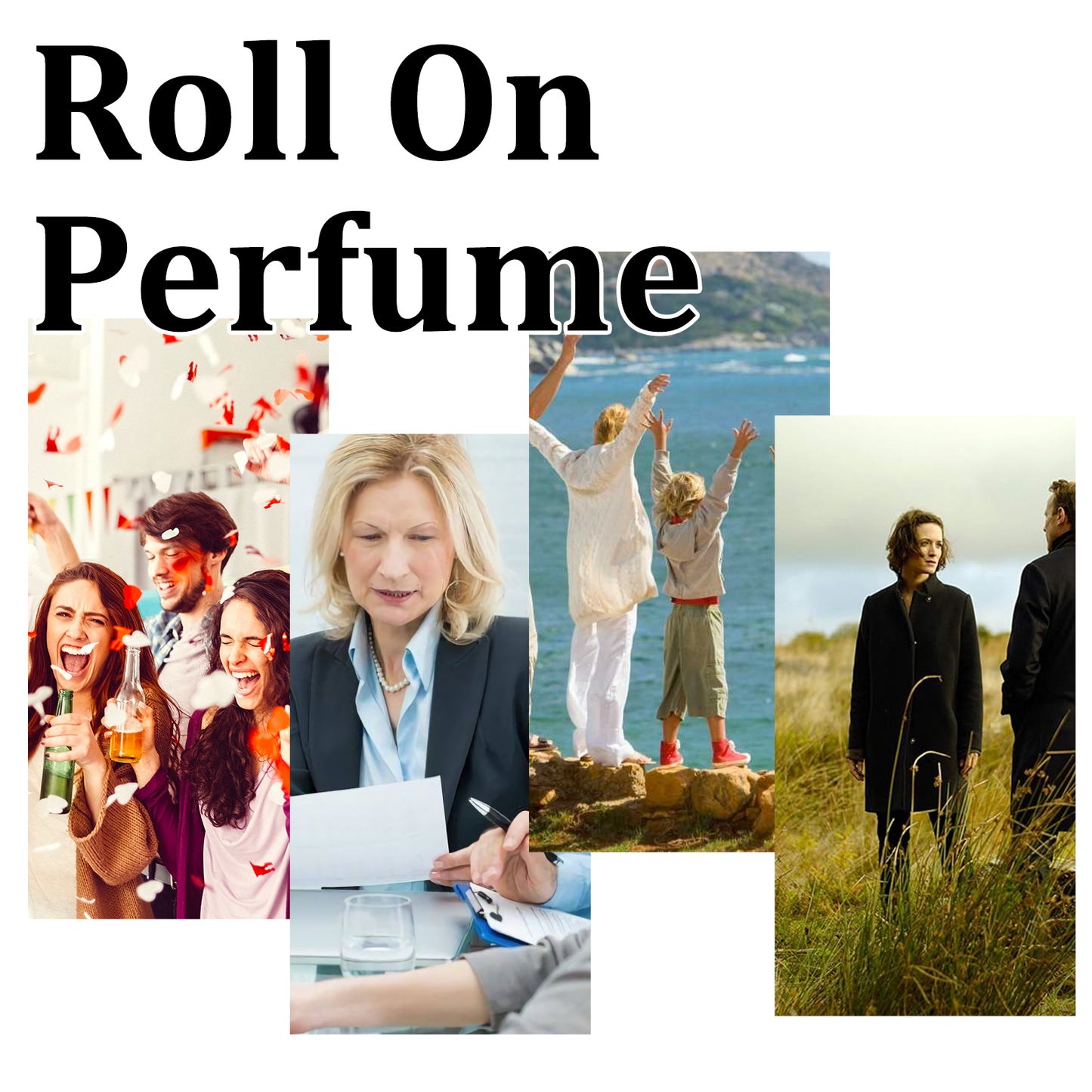 Roll On Perfume, Travel Pack Concentrated Long Lasting Fragrance Body Fragrance Natural Fresh Light Fragrance Ball Perfume