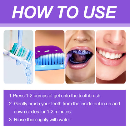OUHOE Teeth Whitening Serum, Cleans Teeth And Tartar, Freshens Breath, Protects Gums And Brightening Teeth Essence
