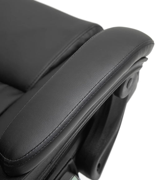 High Back Massage Office Chair With 6 Vibration Points And Footrest