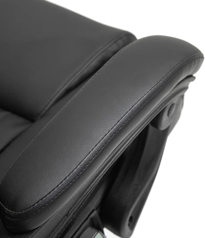 High Back Massage Office Chair With 6 Vibration Points And Footrest