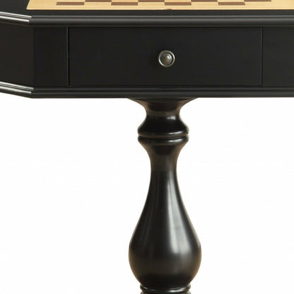 28inches X 28inches X 31inches Black Mdf Game Table