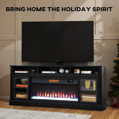 Fireplace TV Stand for TVs Up to 80 Inch, TV Console with Electric