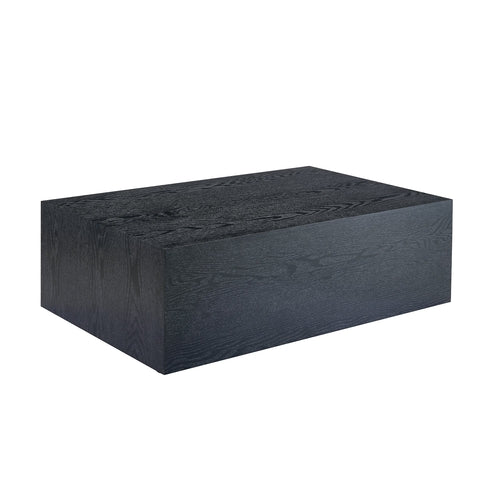 Modern Coffee Table – 39.3" Rectangular Accent Table with Textured