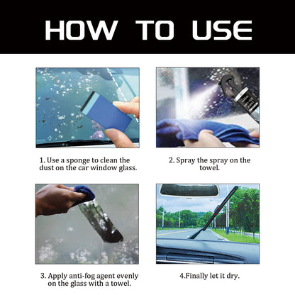 Automotive Anti-Fogging Agent Automotive Glass Cleaning, Anti-Rain, Anti-Fog, Cleaning And Hydrophobic Multi-Purpose Spray
