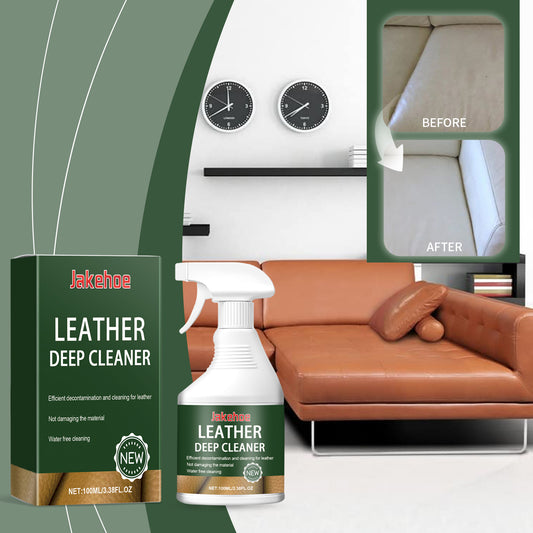 Jakehoe Leather Care Cleaner Sofa Seat Leather Upholstery Cleaning Refurbishment Maintenance Polishing Cleaner