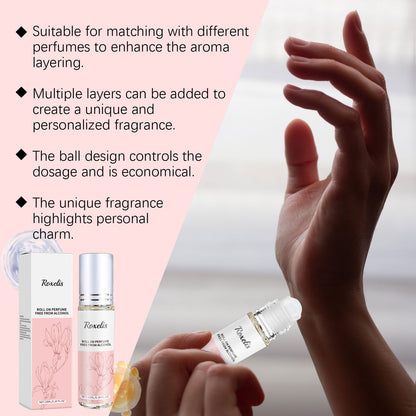 Roxelis Elegant Orchid Perfume Lasting Fragrance Natural Fresh Elegant Lasting Charming Daily Date Portable Perfume