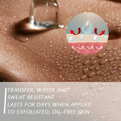 Body Concealer, Waterproof Cover Tattoo Scars Birthmark Invisible Body Concealer