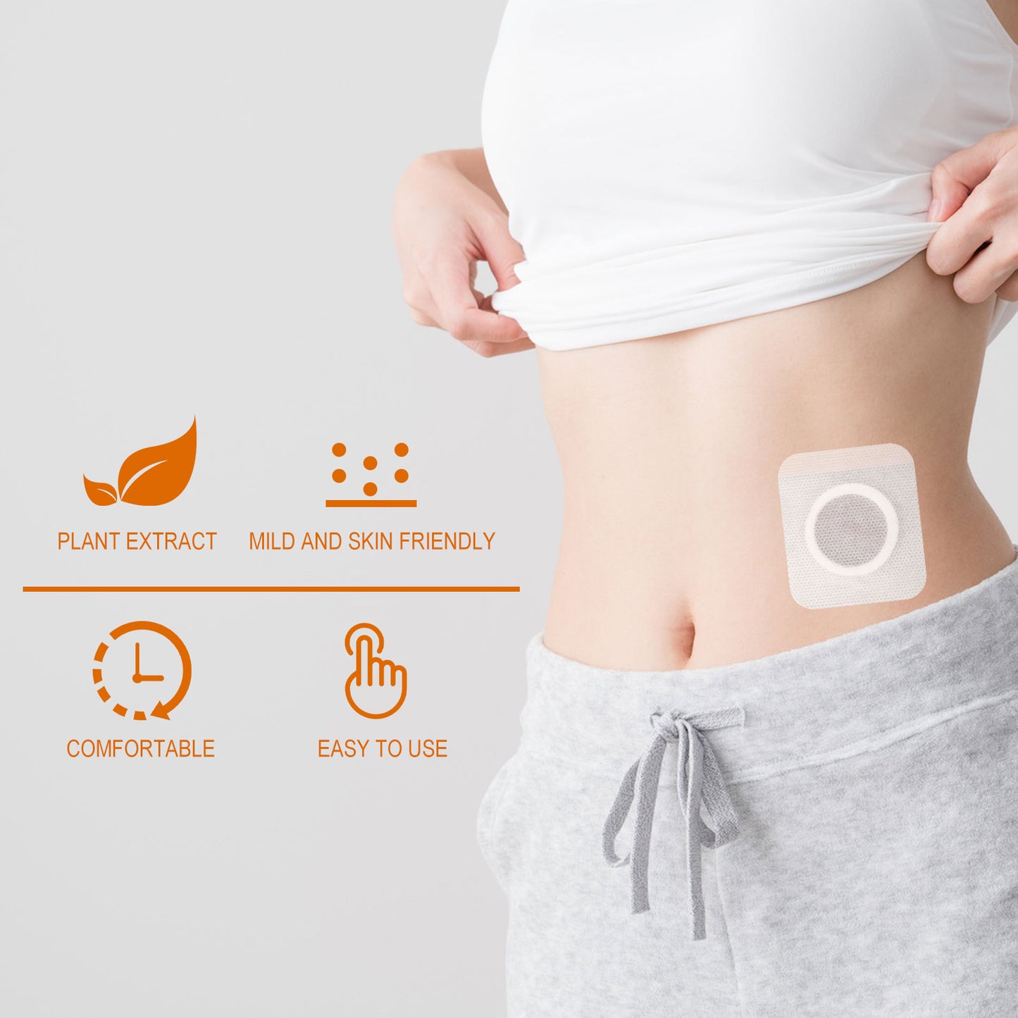 Kidney Care Body Heatley Patch, Relieve Muscle And Bone Soreness Leg Swelling Dizziness And Discomfort Acupoint Care Patch