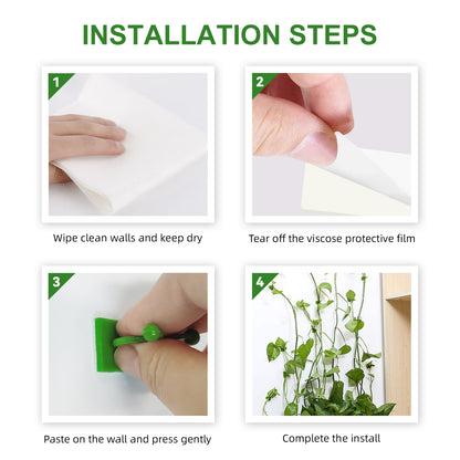 Yegbong Plant Climbing Wall Holder, Household Vine Plant Wall Climbing Self-adhesive Retainer