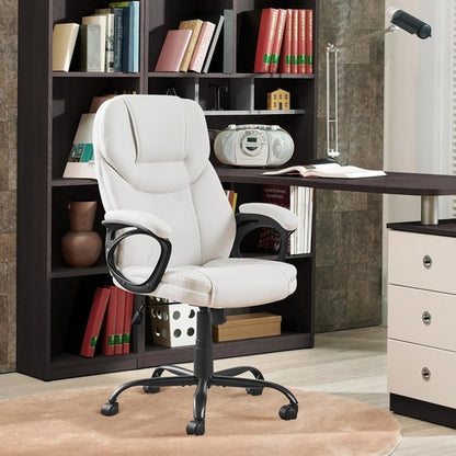 High Back Executive Chair Faux Leather Managerial Chair Ergonomic Task
