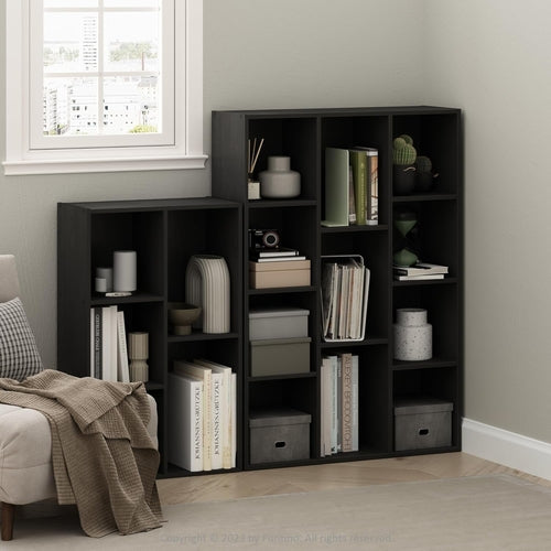 Luder 11-Cube Bookcase Blackwood Modern Living Room