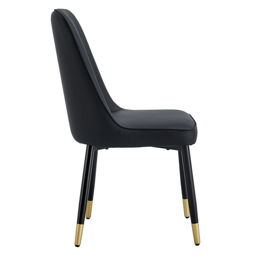 Modern Dining Chairs Set of 4 – PU Leather Upholstered Chairs with