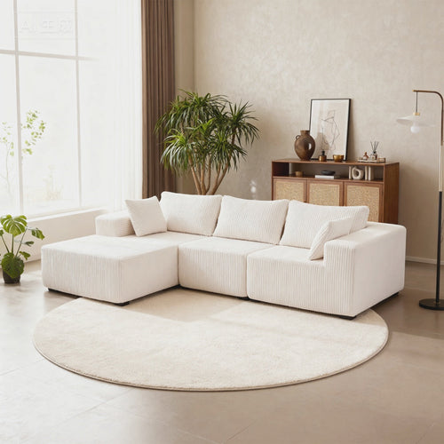 108-inch Modular Combination Sofa, Modern Modular L-shaped Sofa With A
