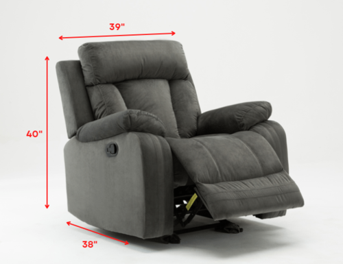 120inches Modern Grey Fabric Sofa Set
