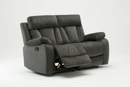 120inches Modern Grey Fabric Sofa Set