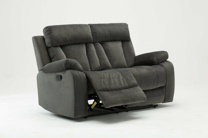 120inches Modern Grey Fabric Sofa Set