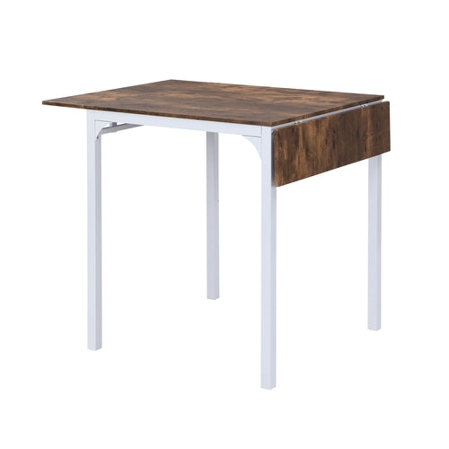 Farmhouse 5-piece Counter Height Drop Leaf Dining Table Set with