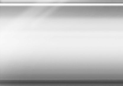 17.25" Chrome Metal and Clear Tempered Glass Coffee Table